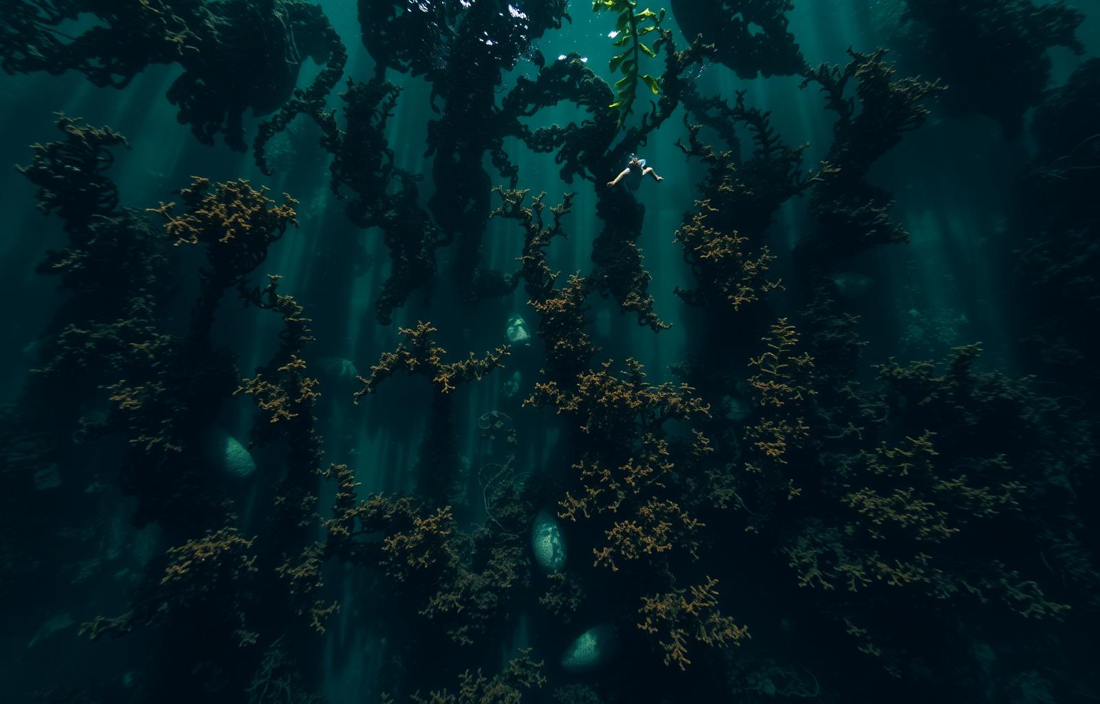 Underwater kelp forest — biodiversity quantification